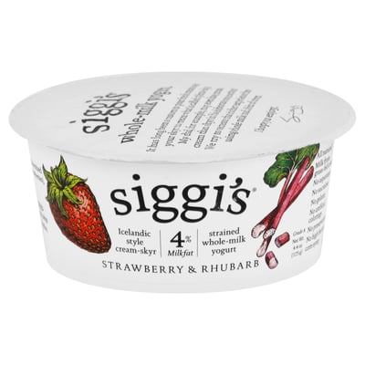 Siggis Siggis Yogurt Whole Milk Icelandic Style Cream Skyr