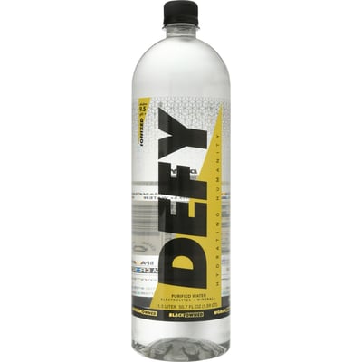 Defy - Defy Ionized 9.5Ph+ Electrolytes + Minerals Purified Water 1.5 Liter  (50 ounces) | Shop