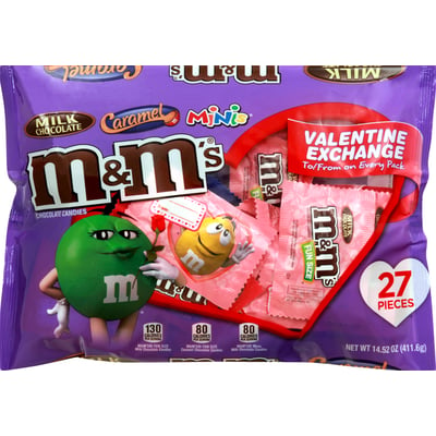 M&M'S Peanut Milk Chocolate Glow In The Dark Fun Size Halloween Candy Trick  or Treat Packs, 15 oz - Foods Co.