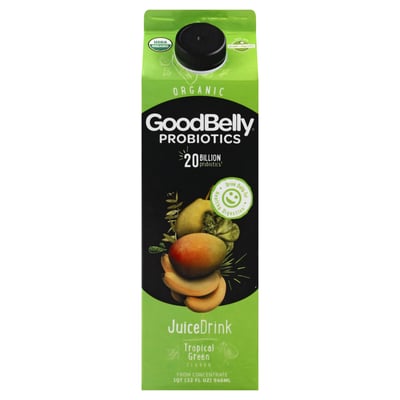 GoodBelly Probiotic Beverages: Organic Juices Review - Get Green Be Well