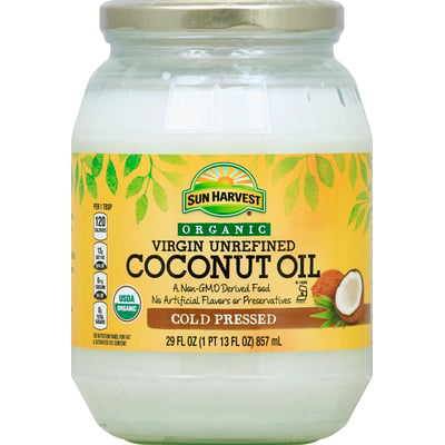 Sun Harvest - Sun Harvest, Coconut Oil, Virgin Unrefined, Organic (29 ...