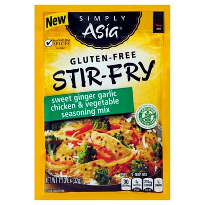 Simply Asia - Simply Asia, Seasoning Mix, Gluten-Free, Sweet Ginger Garlic  Chicken & Vegetable, Stir-Fry, Mild (1.13 oz), Shop