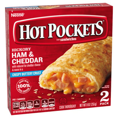 Hot Pockets Chicken Bacon Ranch Frozen Snacks In A Crispy Buttery
