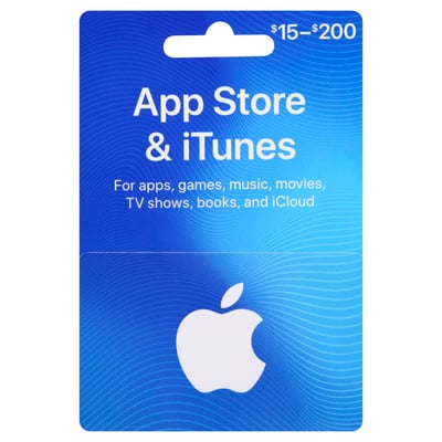 Bemiddelaar spuiten tumor Apple - Apple, Gift Card, App Store & iTunes, $15-$200 | Shop | Weis Markets