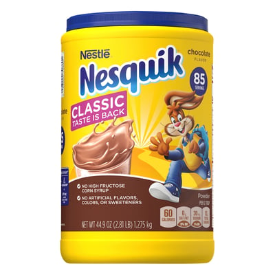 Nestle - Nesquik Chocolate Flavor Powder (44.9 oz)  Online grocery  shopping & Delivery - Smart and Final