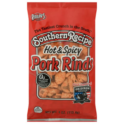 Southern Recipe - Southern Recipe, Pork Rinds, Hot & Spicy (4 oz