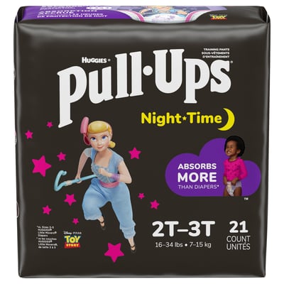 Pull-Ups - Pull-Ups, Night-Time - Training Pants, Disney Pixar Toy Story, 2T -3T (16-34 lbs) (21 count), Shop