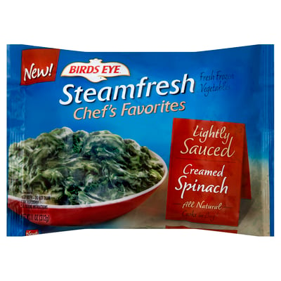Save on Birds Eye Steamfresh Sauced Creamed Spinach Order Online