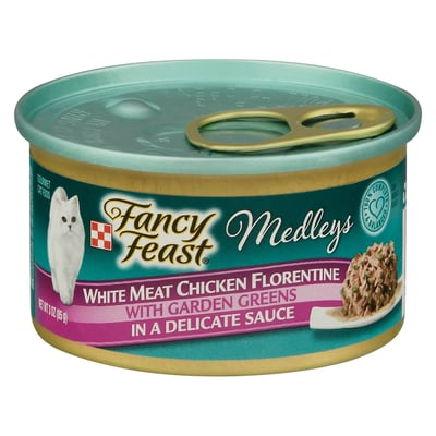 Fancy Feast Fancy Feast Medleys White Meat Chicken Florentine for