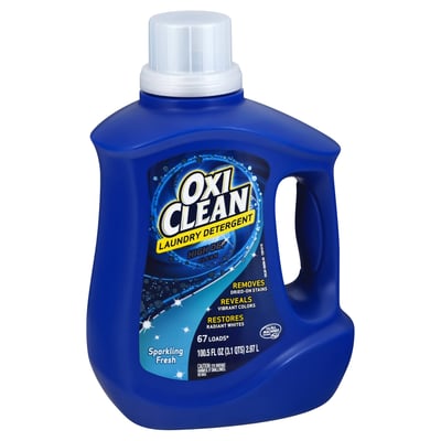 OxiClean Liquid Laundry Detergent, Sparkling Fresh Scent, 100.5 oz.