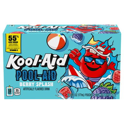Kool-Aid - Kool-Aid, Drink, Berry Splash, Pool-Aid (10 count), Shop