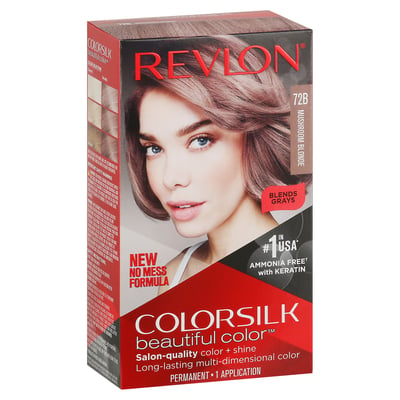 Revlon - Revlon, Colorsilk Beautiful Color - Permanent Hair Color, Colorsilk,  Mushroom Blonde 72B | Shop | Weis Markets