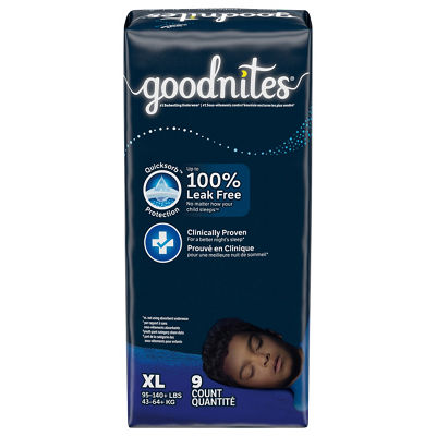 韓国製 Goodnites L×6パック Goodnites - Goodnites Boys' Nighttime Bedwetting Underwear, SIZE 6
