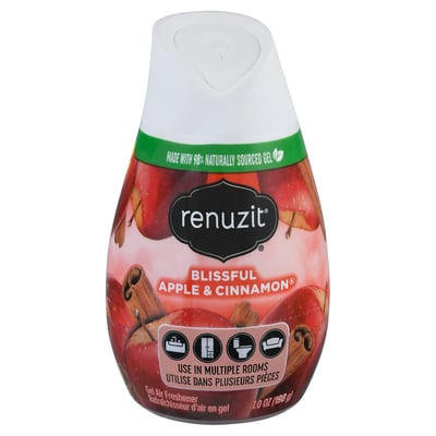 Renuzit - Renuzit, Air Freshener, Blissful Apple & Cinnamon, Gel (7 oz), Shop