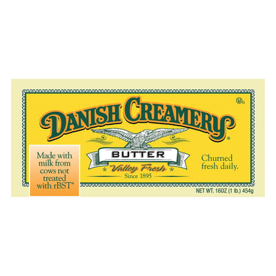 Danish Creamery Sea Salted Butter Sticks, 1 lb - Harris Teeter