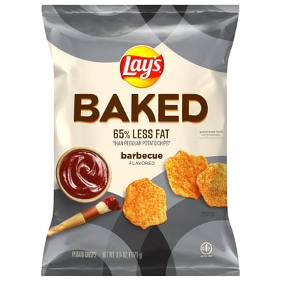 Lay's - Lay's, Baked - Baked Potato Crisps Barbecue Flavored 6.25