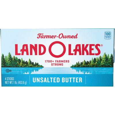 Land O Lakes Salted Stick Butter, 16 oz, 4 Sticks 
