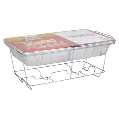 First Street Chafer Set Party Pack, Disposable Buffet Warmers