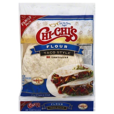 Chi Chis - Chi Chis Tortillas, Flour, Taco Style, Pack (20 count) | Shop | Weis Markets