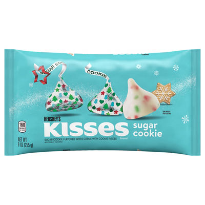 Kisses - Hershey's Kisses Sugar Cookie Candies 9 Ounces (9 ounces