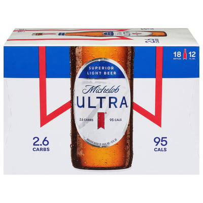 Ultra - Michelob Ultra, Beer, Superior Light (18 count) | Shop | Stater Bros.