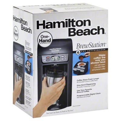 Hamilton Beach 6-Cup Coffee Maker, Programmable Brewstation