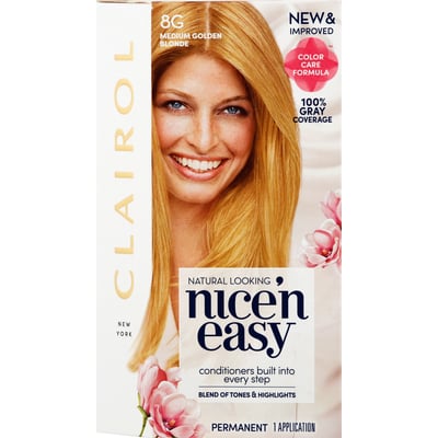 NICE 'N EASY - Nice 'N Easy Medium Golden Blonde Hair Color 1 pk |  Winn-Dixie delivery - available in as little as two hours