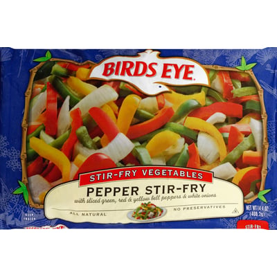 Frozen Peppers & Onions Birds Eye Tri-Colored Pepper & Onion Medley