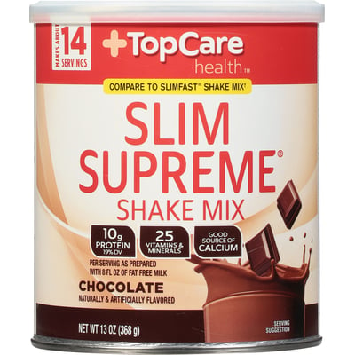 Topcare Slim Supreme Powder Chocolate 13 Ounces (13 ounces)