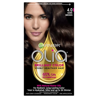 GARNIER - GARNIER, Olia - Oil Powered Permanent Hair Color,  Dark Brown  (1 kit) | Shop | Stater Bros. Markets