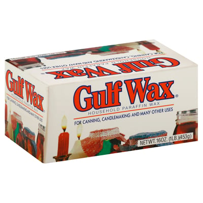 TASTE AMERICA - Gulf Wax Household Paraffin Wax The best wax for canning &  candle making A smooth finish for your candles that will not crack or  shrink