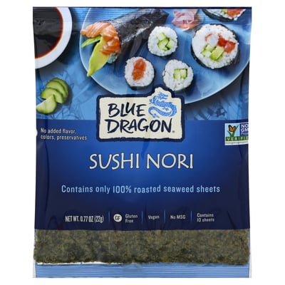 Blue Dragon Sushi Nori 10 Count Shop Weis Markets 