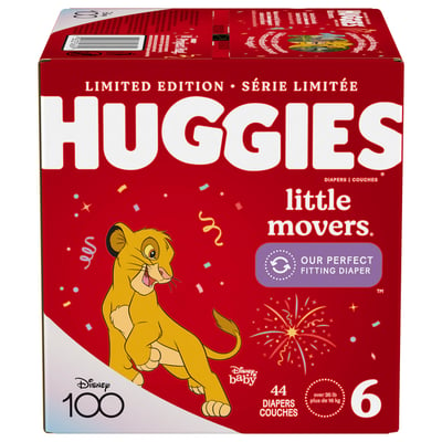 Huggies Little Movers Disney Mickey Mouse Supreme Big Pack Diapers Size 6  (Over 35 LBS) - Shop Diapers at H-E-B