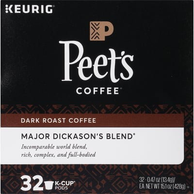 Peets Coffee - Peets Coffee, Dark Roast Coffee K-Cup Pods (15.1 oz