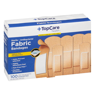2-Band-Aid Brand Flexible Fabric Adhesive Bandages - 100 ct