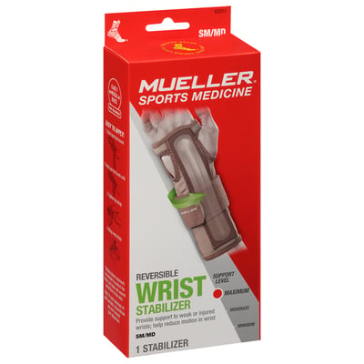 Mueller - Mueller, Wrist Stabilizer, Reversible, Maximum, Small/Medium, Shop