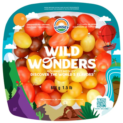 Sunset - Sunset, Wild Wonders Gourmet Medley Tomatoes, 1.5lb (1.5