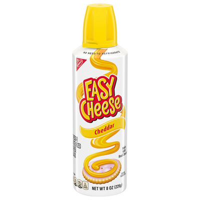 Easy Cheese - Easy Cheese Cheddar Cheese Snack 8 Ounces (8 ounces