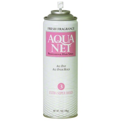 Aqua Net - Aqua Net Professional Hairspray, Fresh Fragrance, Extra Super  Hold (7 oz), Shop
