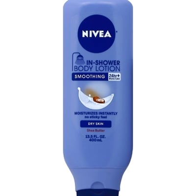 hørbar Gammel mand ikke Nivea - Nivea Body Lotion, In-Shower, Smoothing, Shea Butter (13.5 ounces)  | | Save Mart Supermarkets