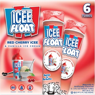 Icee Icee Float Red Cherry Icee And Vanilla Ice Cream 6 Count Online Grocery Shopping 8446