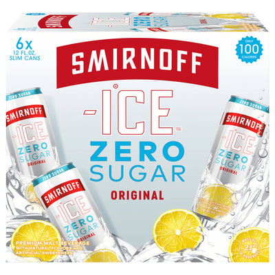 Smirnoff Ice - Smirnoff Ice, Malt Beverage, Zero Sugar, Original