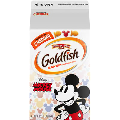 Goldfish - Goldfish Mickey Mouse Cheddar Baked Snack Crackers 30 Ounces (30  ounces) | Winn-Dixie delivery - available in as little as two hours