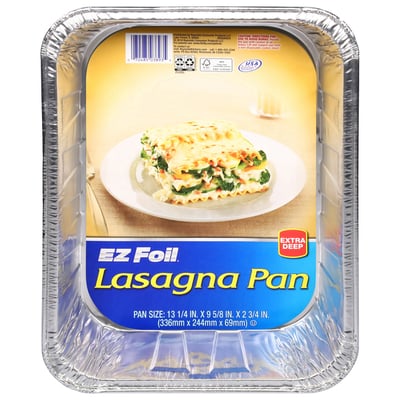 EZ Foil - EZ Foil, Pan, Lasagna, Extra Deep | Shop | Weis Markets