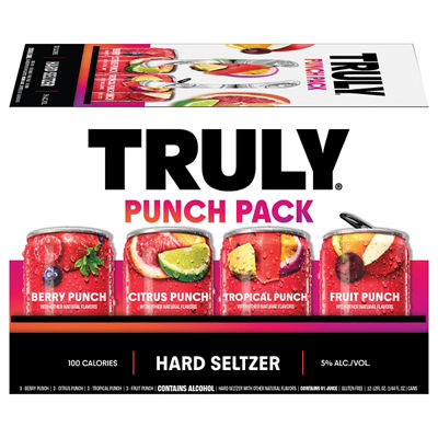 Truly - Truly Punch Mix Pack Hard Seltzer, 12 Ounce Can, 12 Pack