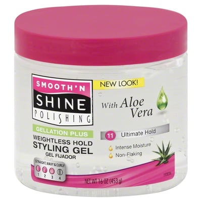 Smooth N Shine - Smooth N Shine Styling Gel, Weightless Hold, Ultimate Hold  11 (16 oz), Shop