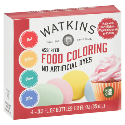 Watkins - Watkins, Food Coloring, Assorted (4 count), Shop