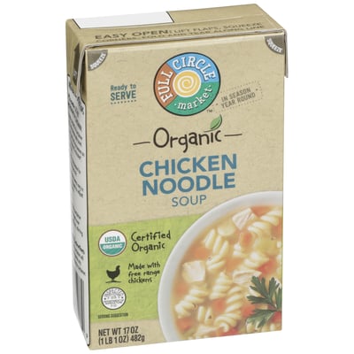 Organic Chicken Noodle Soup, 17 oz at Whole Foods Market