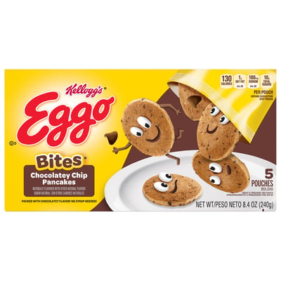 Eggo Eggo Bites Pancakes Chocolatey Chip 5 Count Shop Weis Markets