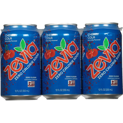 Cola Zevia Soda  Natural Zero Sugar, Zero Calorie Soda